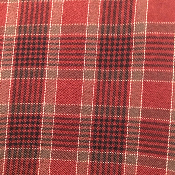 Van Heusen Red Plaid Long Sleeve Button Down Shirt, Size XXL, 18”- 18.5” - Picture 2 of 7